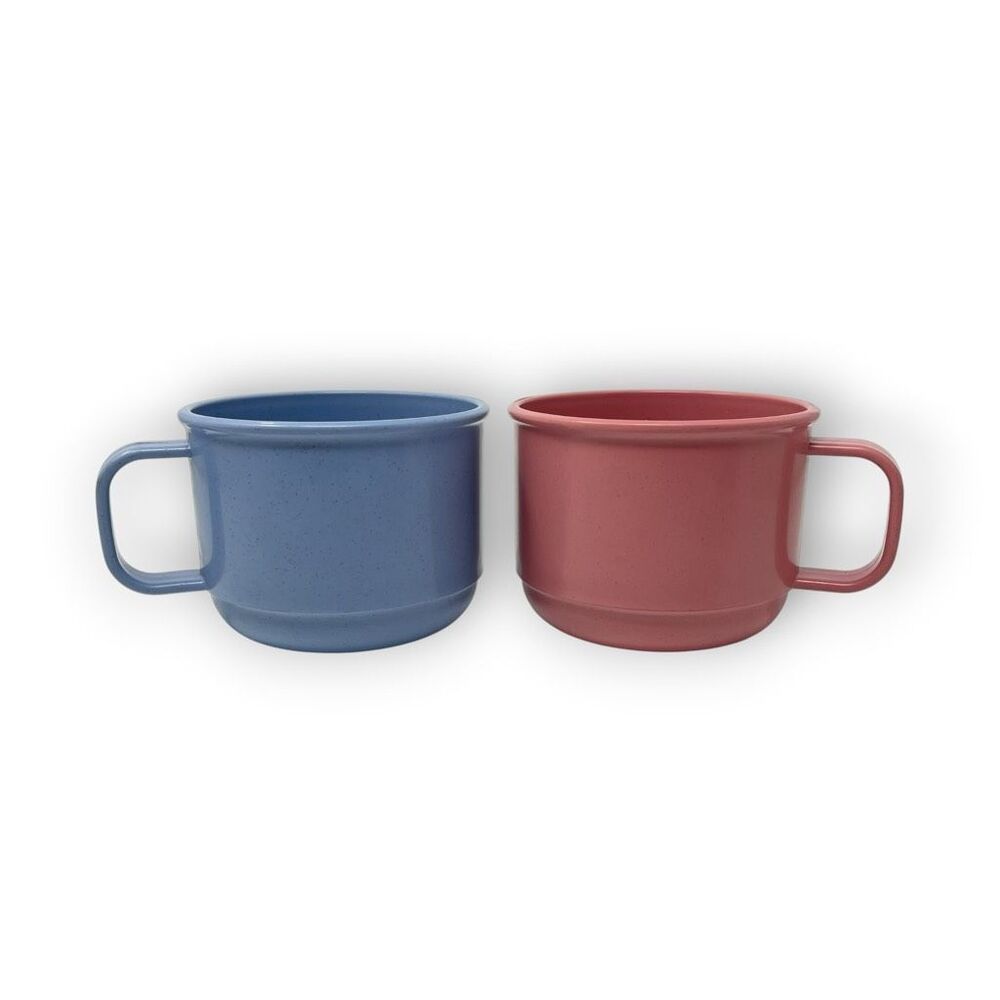 Rubbermaid Heatables Microwave Soup N Beverage Stack Cups #5520 Lot of 2 No Lids